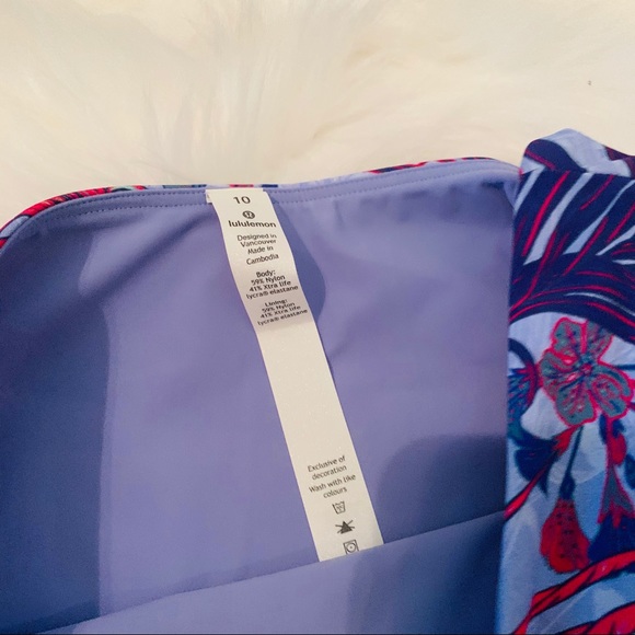 🔸 Lululemon deep sea high waist bottom size 10 - Picture 3 of 8